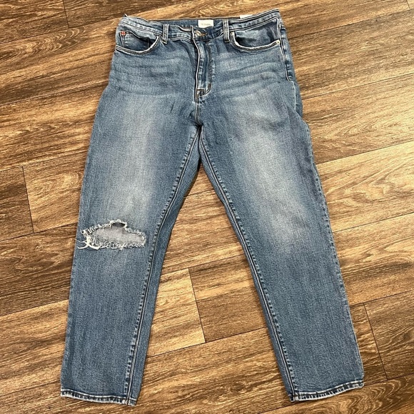 Hudson Jeans Light Wash Straight Leg Distressed 32 - Picture 1 of 7